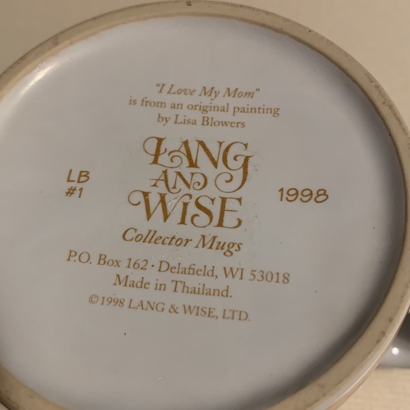 Lang and Wise Collector Mug - Picture 2 of 2